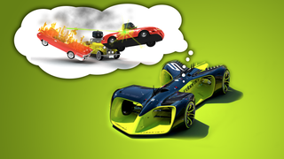 I Know How To Make Autonomous Car Racing Interesting: They Must Blow Each Other Up